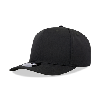 Decky 6024 - 5 Panel Mid Profile, Structured Cotton/Poly Blend Cap