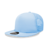 Decky 6026 - Classic 5 Panel Foam Trucker Cap, Flat Bill Hat