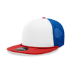 Decky 6026 - Classic 5 Panel Foam Trucker Cap, Flat Bill Hat