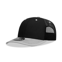 Decky 6031 - 6 Panel Mid Profile Structured Contra-Stitch Trucker Hat - 