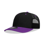 Decky 6031 - 6 Panel Mid Profile Structured Contra-Stitch Trucker Hat - CASE Pricing