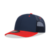 Decky 6031 - 6 Panel Mid Profile Structured Contra-Stitch Trucker Hat