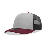 Decky 6031 - 6 Panel Mid Profile Structured Contra-Stitch Trucker Hat - CASE Pricing