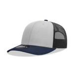 Decky 6031 - 6 Panel Mid Profile Structured Contra-Stitch Trucker Hat - CASE Pricing