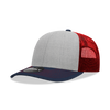 Decky 6031 - 6 Panel Mid Profile Structured Contra-Stitch Trucker Hat