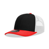Decky 6031 - 6 Panel Mid Profile Structured Contra-Stitch Trucker Hat