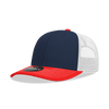Decky 6031 - 6 Panel Mid Profile Structured Contra-Stitch Trucker Hat