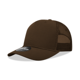 Decky 6040 - 5 Panel Mid Profile Structured Cotton/Poly Blend Trucker w/Rope