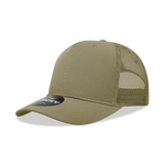 Decky 6040 - 5 Panel High Profile Structured Cotton/Poly Blend Trucker w/Rope