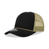 Decky 6040 - 5 Panel Mid Profile Structured Cotton/Poly Blend Trucker w/Rope