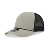 Decky 6040 - 5 Panel Mid Profile Structured Cotton/Poly Blend Trucker w/Rope