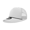 Decky 6040 - 5 Panel Mid Profile Structured Cotton/Poly Blend Trucker w/Rope