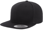 Yupoong 6089M Premium Snapback Hat, Flat Bill Cap - YP Classics® - Picture 3 of 21