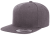 Yupoong 6089M Premium Snapback Hat, Flat Bill Cap - YP Classics®