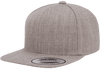 Yupoong 6089M Premium Snapback Hat, Flat Bill Cap - YP Classics®