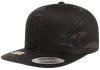 Yupoong 6089MC MultiCam Camo Snapback Hat, Flat Bill Cap, Camouflage - YP Classics®