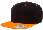Yupoong 6089MT Premium Snapback Hat, Flat Bill Cap, 2-Tone Colors - YP Classics® - Picture 8 of 22