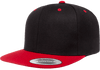 Yupoong 6089MT Premium Snapback Hat, Flat Bill Cap, 2-Tone Colors - YP Classics®