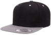 Yupoong 6089MT Premium Snapback Hat, Flat Bill Cap, 2-Tone Colors - YP Classics®