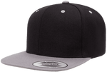 Yupoong 6089MT Premium Snapback Hat, Flat Bill Cap, 2-Tone Colors - YP Classics® - Picture 12 of 22