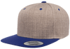 Yupoong 6089MT Premium Snapback Hat, Flat Bill Cap, 2-Tone Colors - YP Classics®