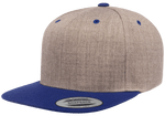 Yupoong 6089MT Premium Snapback Hat, Flat Bill Cap, 2-Tone Colors - YP Classics® - Picture 20 of 22