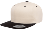 Yupoong 6089MT Premium Snapback Hat, Flat Bill Cap, 2-Tone Colors - YP Classics® - Picture 21 of 22