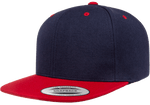 Yupoong 6089MT Premium Snapback Hat, Flat Bill Cap, 2-Tone Colors - YP Classics® - Picture 22 of 22