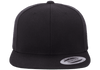 Yupoong 6089M Premium Snapback Hat, Flat Bill Cap - YP Classics®
