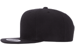 Yupoong 6089M Premium Snapback Hat, Flat Bill Cap - YP Classics® - Picture 7 of 21