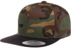 Yupoong 6089TC Premium Camo Snapback Hat, Flat Bill Cap, 2-Tone Camouflage - YP Classics®