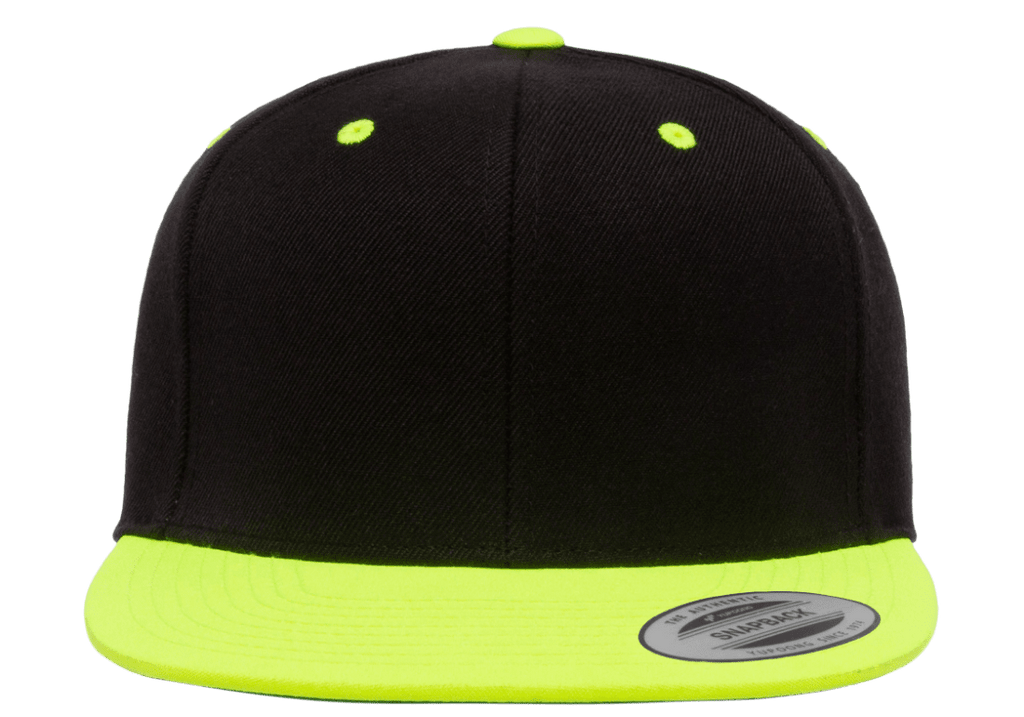 Yupoong 6089MT Colors Premium Snapback Hat, The Wholesale Flat - – Park Bill Cap, YP 2-Tone