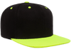 Yupoong 6089MT Premium Snapback Hat, Flat Bill Cap, 2-Tone Colors - YP Classics®