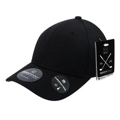 Pique Pattern L/C Structured Hat - Golf & Sports Cap - Decky 6101 - 