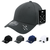 Pique Pattern L/C Flex Cap - Golf & Spots Cap - Decky 6102