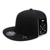 Pique Pattern Snapback Hat, Flat Bill - Golf & Sports Cap - Decky 6103
