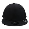 Pique Pattern Snapback Hat, Flat Bill - Golf & Sports Cap - Decky 6103