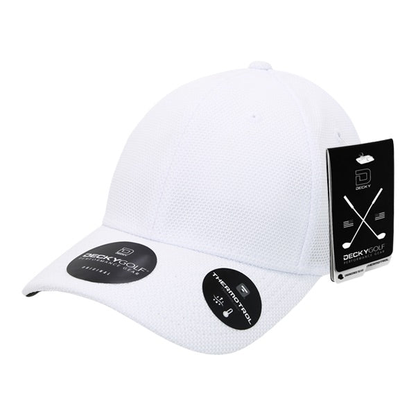 Pique Pattern L/C Relaxed Hat - Golf & Sports Cap - Decky 6105