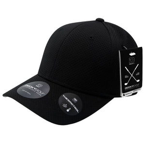 Dimple Pattern L/C Structured Hat - Golf & Sports Cap - Decky 6201 - 