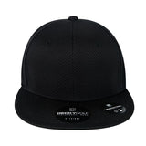 Dimple Pattern Snapback Hat, Flat Bill - Golf & Sports Cap - Decky 6203