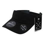 Dimple Pattern Sun Visor - Golf & Sports Cap - Decky 6204 - Picture 2 of 15