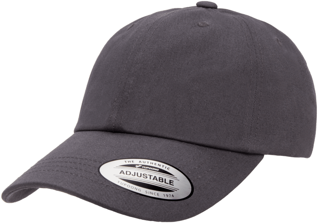 帽子 DAD 02 CAP. COTTON. TWILL BLACK Flexfit/Yupoong Men's Cotton Twill Dad Hat, Black, OSFA at