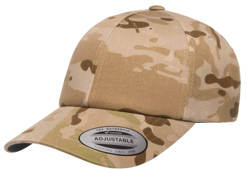 Cap, Camouflage The Camo Relaxed YP - Clas 6245MC – Hat MultiCam Yupoong Park Wholesale Dad
