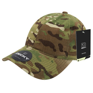 Decky 6300 - Relaxed MultiCam L/C Hat, MultiCam Camo Cap - 