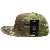 Decky 6302 - MultiCam Snapback Hat, Camo Flat Bill Cap