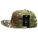 Decky 6302 - MultiCam Snapback Hat, Camo Flat Bill Cap - CASE Pricing