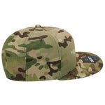 Decky 6302 - MultiCam Snapback Hat, Camo Flat Bill Cap - CASE Pricing - Picture 6 of 13