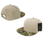 Decky 6302 - MultiCam Snapback Hat, Camo Flat Bill Cap - CASE Pricing