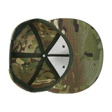 Decky 6303 - MultiCam 5 Panel Snapback Hat, Camo Flat Bill Cap
