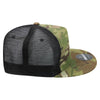 Decky 6304 - MultiCam 5-Panel Trucker Hat, Camo Flat Bill Trucker Cap - CASE Pricing